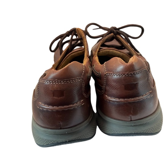 FLORSHEIM Great Lakes Moc Toe Oxford Loafers Brown Leather Men's Size 13 wide - Picture 8 of 13